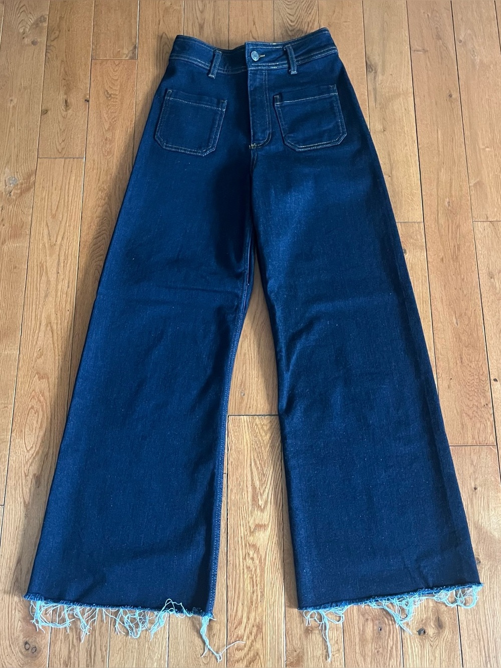 Zara Marine Dark Wash Jeans - Size 4